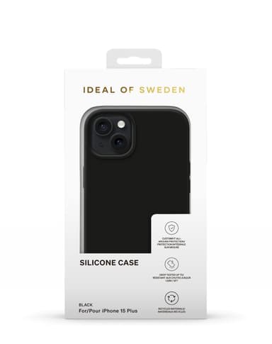 Silicone Case iPhone 15 Plus Black