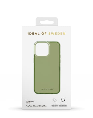 Clear Case iPhone 15 Pro Max Khaki