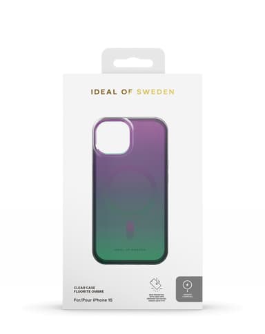 Clear Case MagSafe iPhone 13 / 14 / 15 / 16e Fluorite Ombre