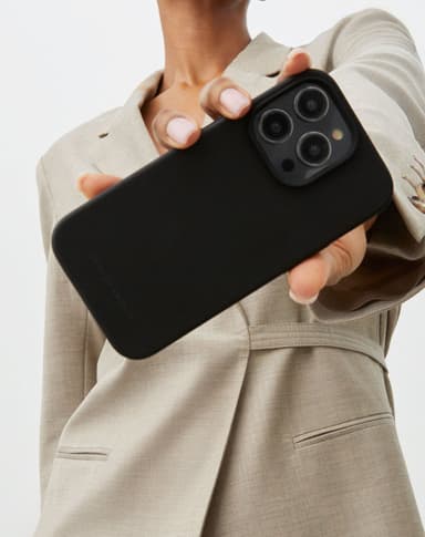 Silicone Case iPhone 15 Plus Black