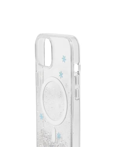 Clear Case MagSafe iPhone 13 / 14 / 15 / 16e Snowflake