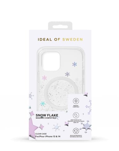 Clear Case MagSafe iPhone 13 / 14 Snowflake