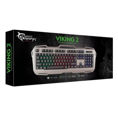 White Shark KEYBOARD GK-1624 VIKING -2 - Metal (US layout)