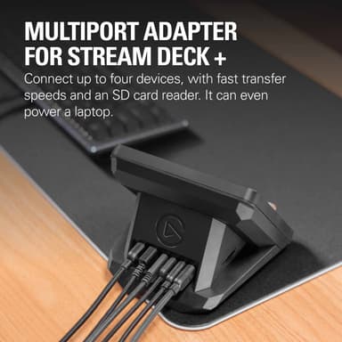 Elgato Stream Deck + USB hubi