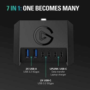Elgato Stream Deck + USB hubi