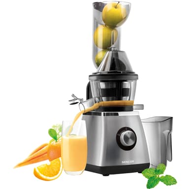 SENCOR Slowjuicer, suuri syöttöputki