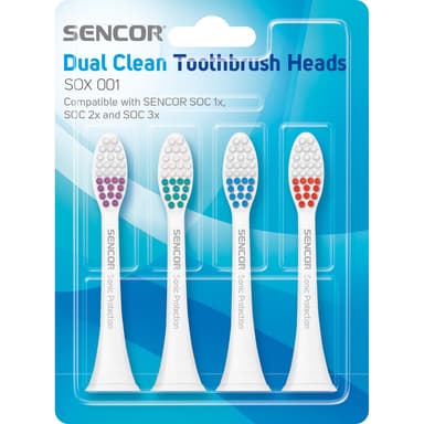 SENCOR Hammasharjat 4-Pakkaus Sonic Protection Refill