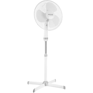 SENCOR Lattiatuuletin Valkoinen 40 cm halk. Säädettävä korkeus