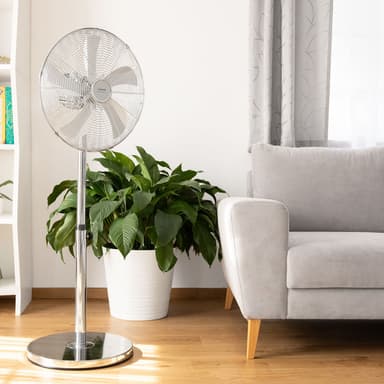 SENCOR Lattiatuuletin Valkoinen 40 cm halk. Säädettävä korkeus