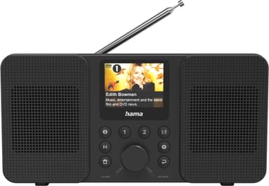 Hama DIR10 radio (musta)
