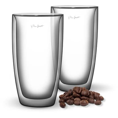 LAMART Latte Glass 2 -pakkaus, 380 ml, kaksiseinäinen borosilikaattilasi