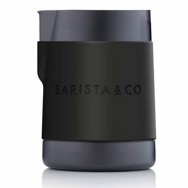 Shorty Ammattimainen Maitokannu Ruostumattomasta teräksestä (600ml), black