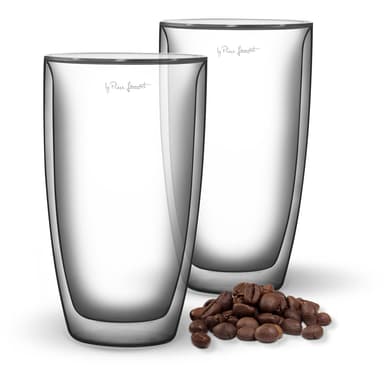 LAMART Latte Glass 2 -pakkaus, 230ml, kaksiseinäinen borosilikaattilasi