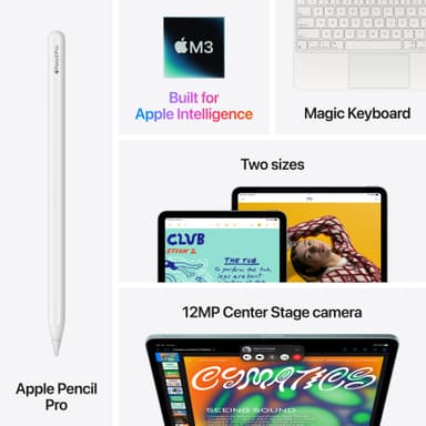 iPad Air 13 M3 512 GB WiFi + Cellular (violetti)