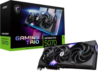MSI GeForce RTX 5070 12G GAMING TRIO OC näytönohjain