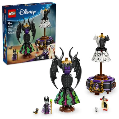 LEGO Disney Pahattaren ja Cruella De Vilin mekot 43262
