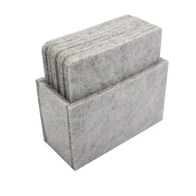 Lasinaluset 10-pakkaus Harmaa