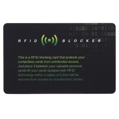 Skimming Blocker kortti - RFID suoja - Skimmaussuoja lompakkoon