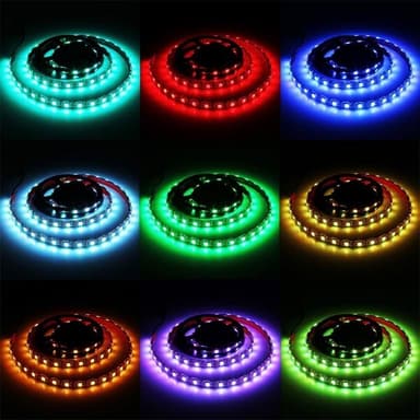 Tv-taustavalaistus Usb kaukosäätimellä - 12W 60 LED SMD 5050 RGB 1x1m