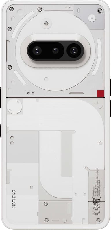 Nothing Phone (3a) 5G älypuhelin 8/128 GB (valkoinen)