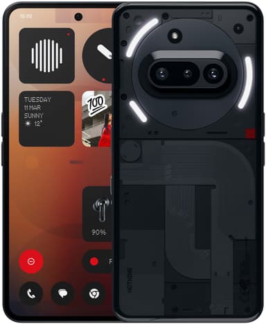 Nothing Phone (3a) 5G älypuhelin 12/256 GB (musta)