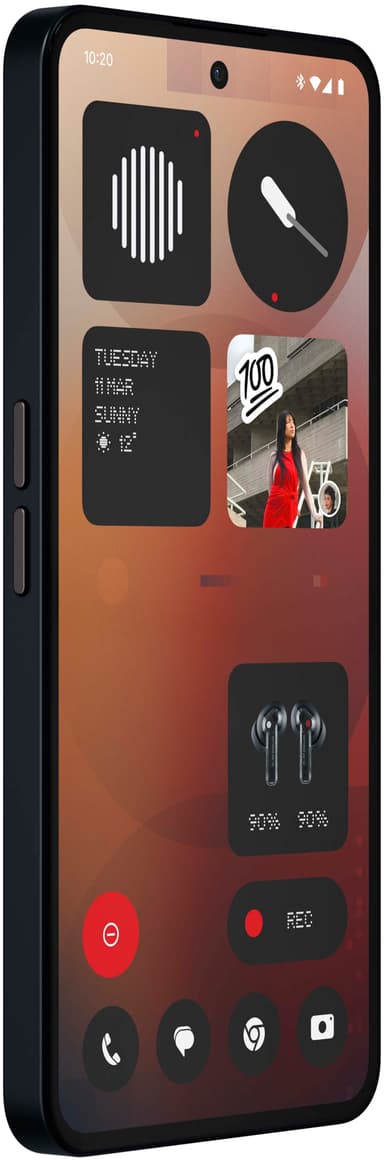 Nothing Phone (3a) 5G älypuhelin 12/256 GB (musta)