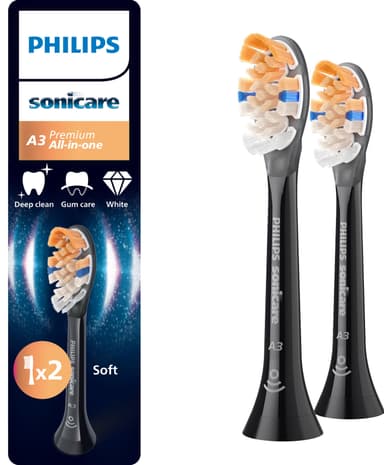 Philips Sonicare A3 Premium harjaspää HX9092/88 (musta)
