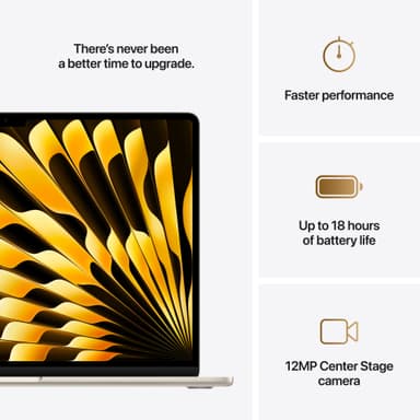 MacBook Air 15 M4 16/256 GB (tähtivalkea)