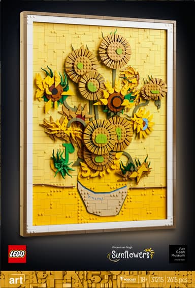 LEGO Art Vincent van Gogh Auringonkukkia 31215
