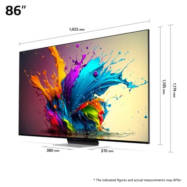 LG 86" QNED 91 4K QNED TV (2024)