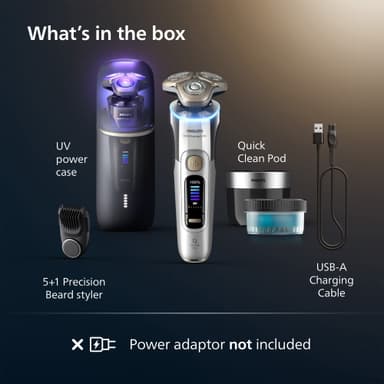 Philips i9000 Prestige Ultra parranajokone XP9404/46 (hopea)