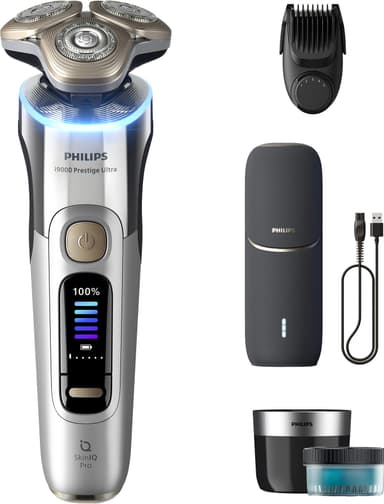 Philips i9000 Prestige Ultra parranajokone XP9404/46 (hopea)