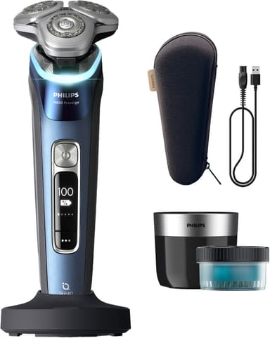 Philips i9000 Prestige parranajokone XP9201/30 (sininen)