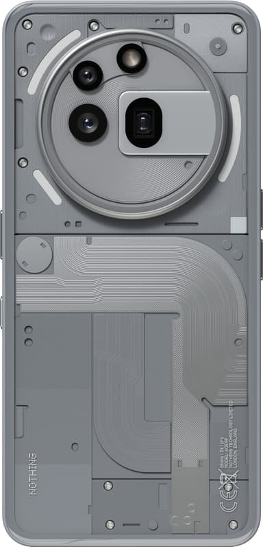 Nothing Phone (3a) Pro älypuhelin 12/256 GB (harmaa)