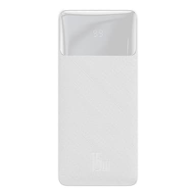 Powerbank Baseus Bipow 20000mAh, 15W (valkoinen)