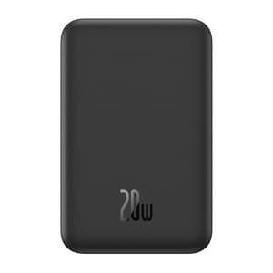 Magneettinen Mini Powerbank Baseus 5000mAh, USB-C 20W (musta)