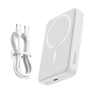 Powerbank mini Baseus 10000mAh, USB-C 30W valkoinen