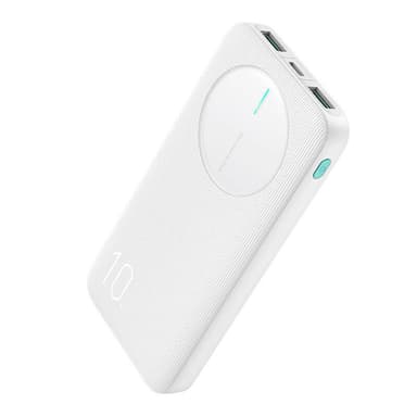 Joyroom Powerbank JR-PBF12 2.4A LED 10000mAh (valkoinen)