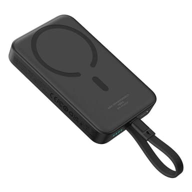 Powerbank Baseus Magnetic Mini 10000mAh, USB-C 30W MagSafe (musta)