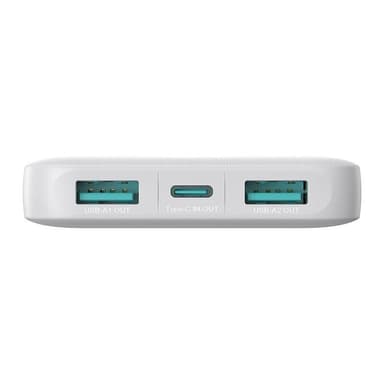 Joyroom Powerbank JR-PBF12 2.4A LED 10000mAh (valkoinen)