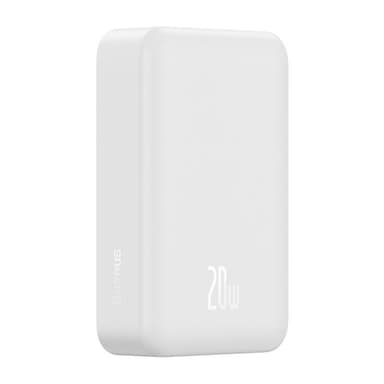 Powerbank Baseus Magnetic Mini 20000mAh, USB-C 20W MagSafe (valkoinen)