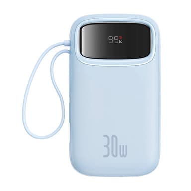 Powerbank Baseus QPow2 20000mAh 30W 2xUSB-C (sininen)