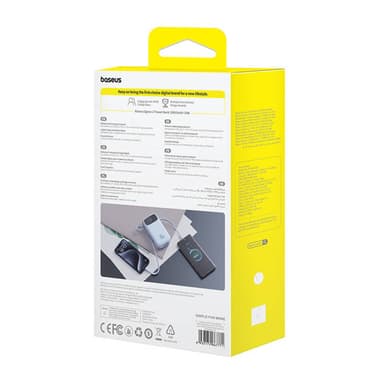 Powerbank Baseus QPow2 20000mAh 30W 2xUSB-C (sininen)