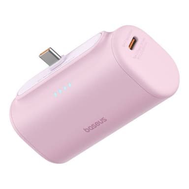Powerbank Baseus Compact USB-C 5000mAh, 20W (vaaleanpunainen)