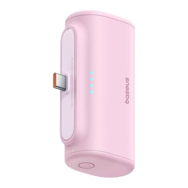 Powerbank Baseus Compact USB-C 5000mAh, 20W (vaaleanpunainen)