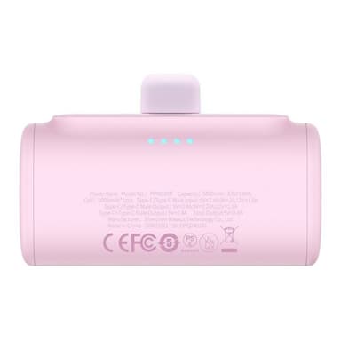 Powerbank Baseus Compact USB-C 5000mAh, 20W (vaaleanpunainen)