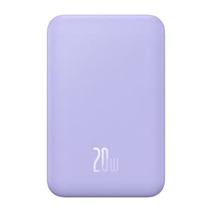 Magneettinen Mini Powerbank Baseus 5000mAh 20W (violetti)