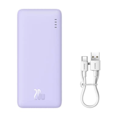 Baseus Airpow 10000mAh 20W Powerbank (violetti)