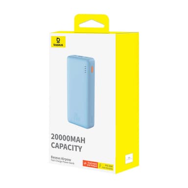 Baseus Airpow 20000mAh 20W powerbank (sininen)