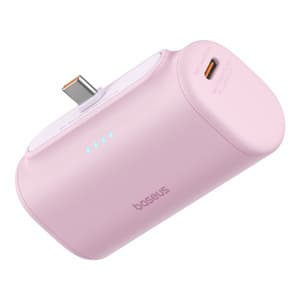 Powerbank Baseus Compact USB-C 5000mAh, 20W (vaaleanpunainen)